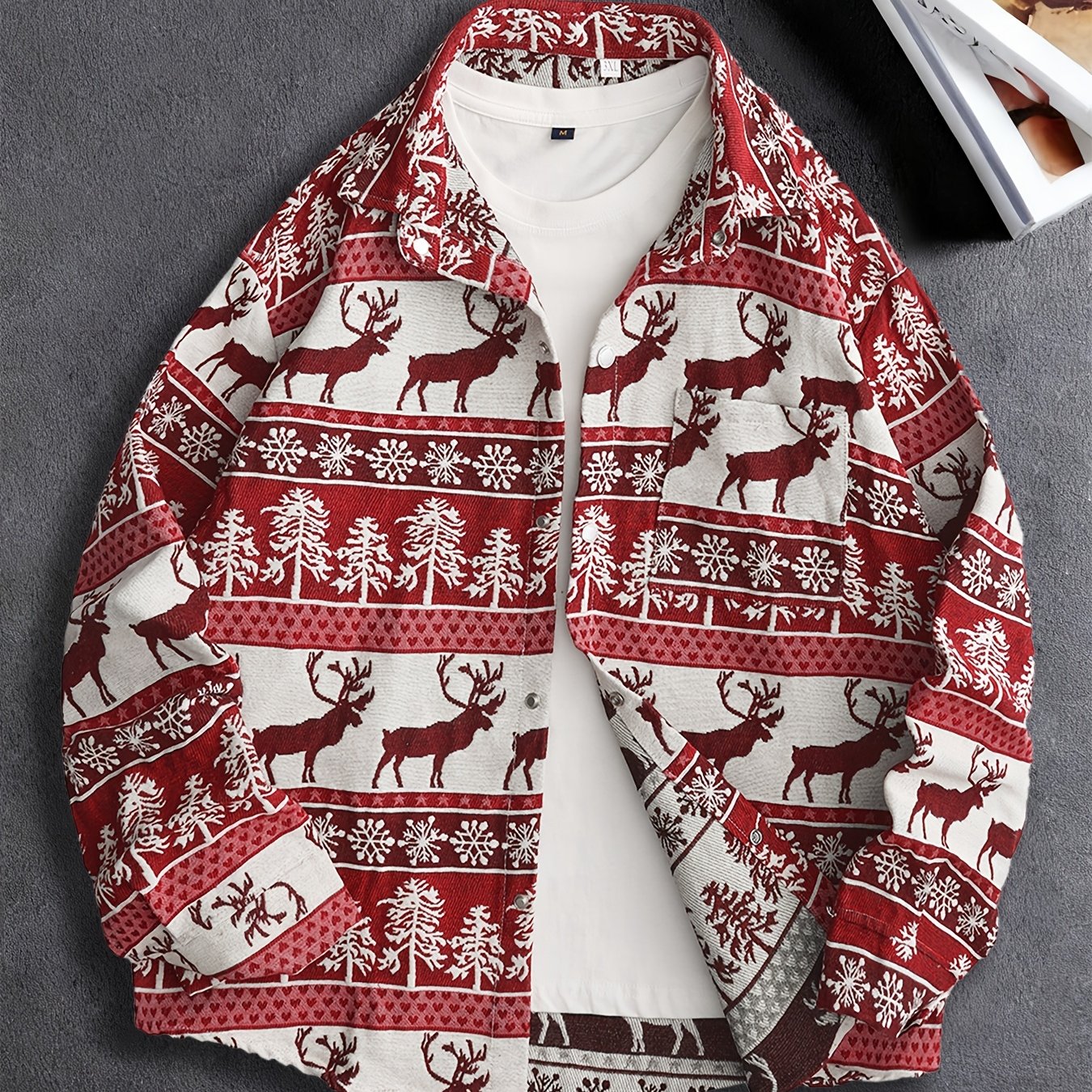 Dark Bear Woven Shirt Jacket