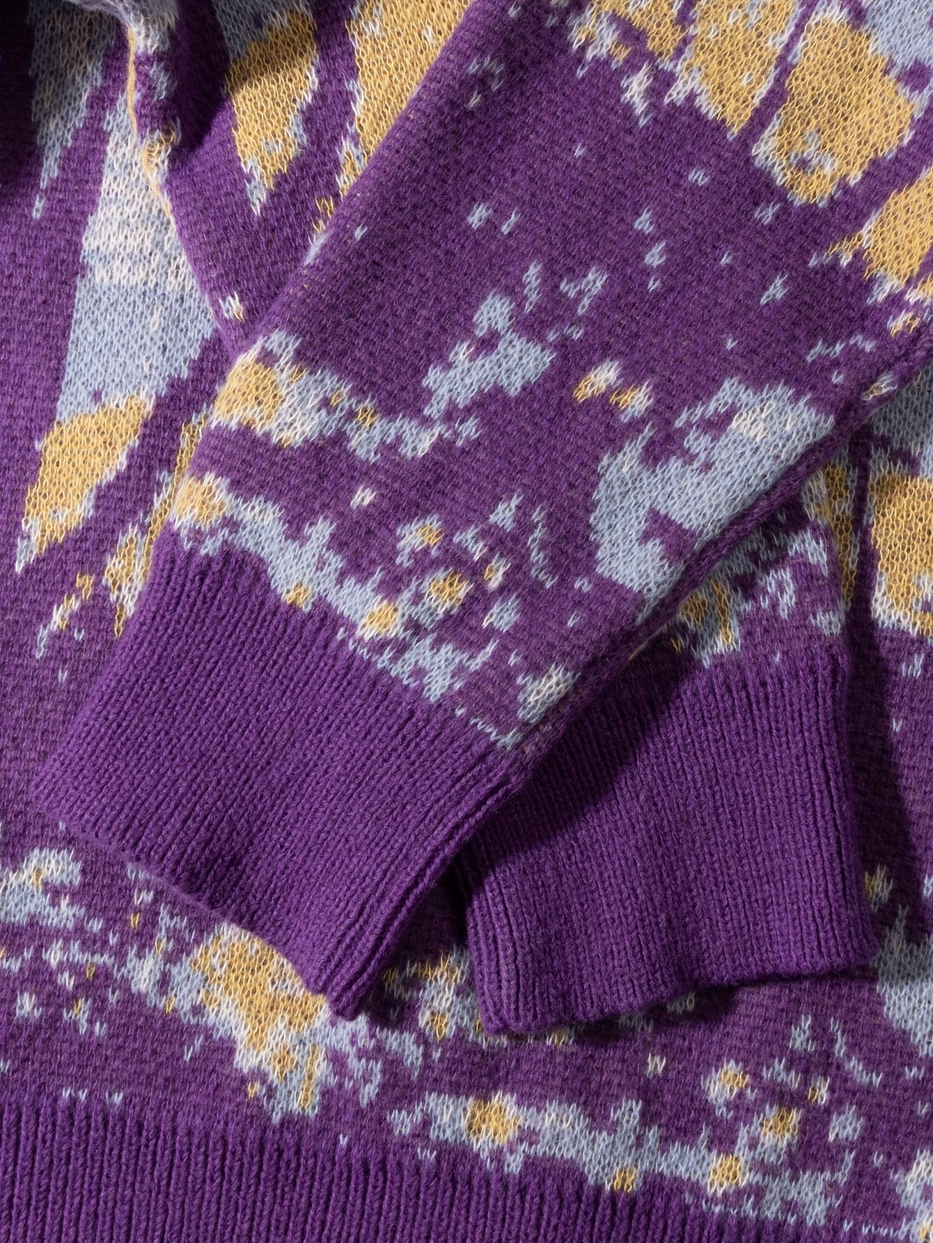 Dark Branch Abstract Knit