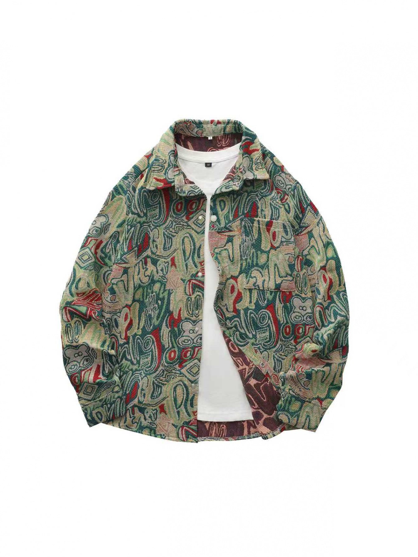 Dark Bear Woven Shirt Jacket