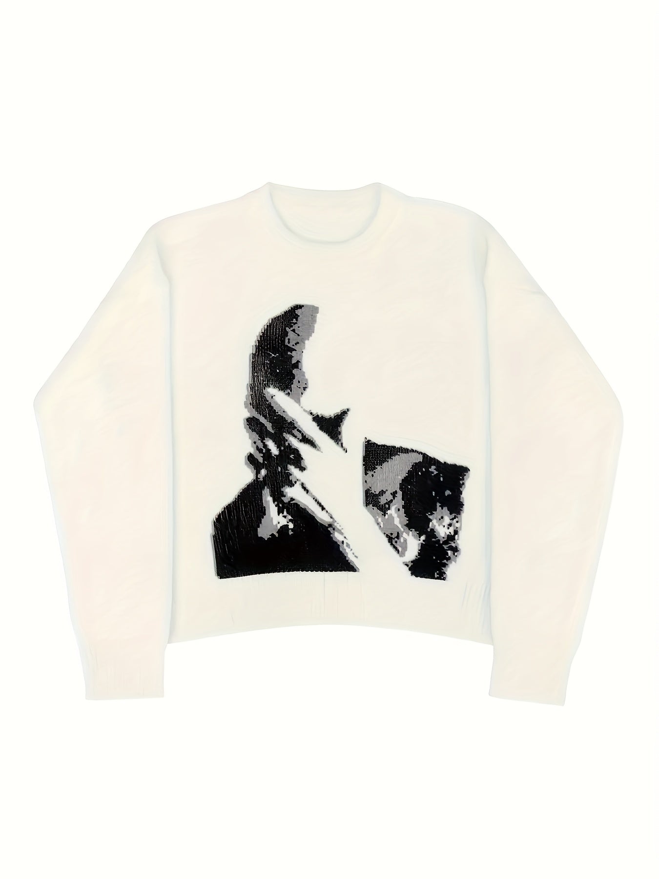 Dark Face Graphic Knit