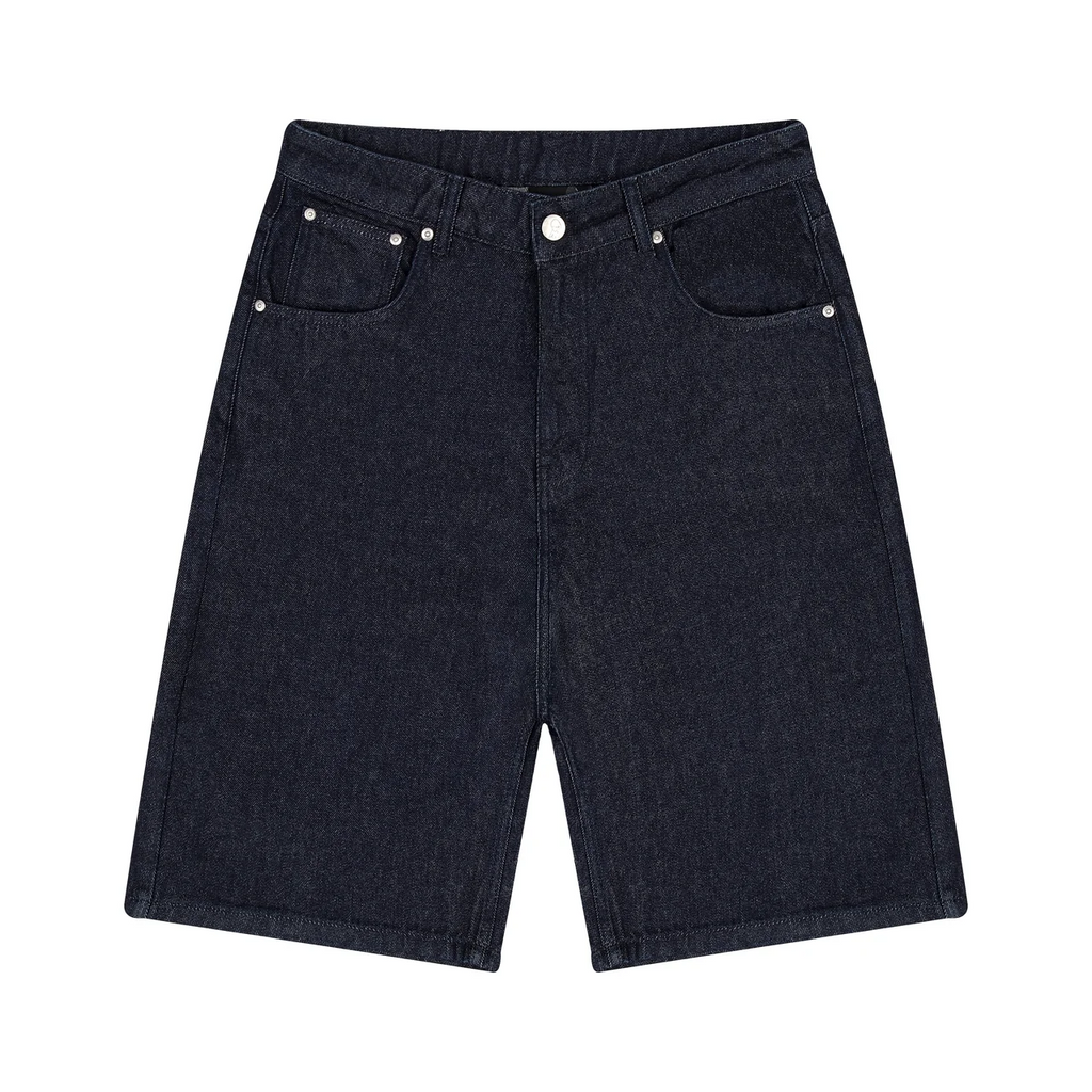 "Whales V2" Raw Denim Jorts