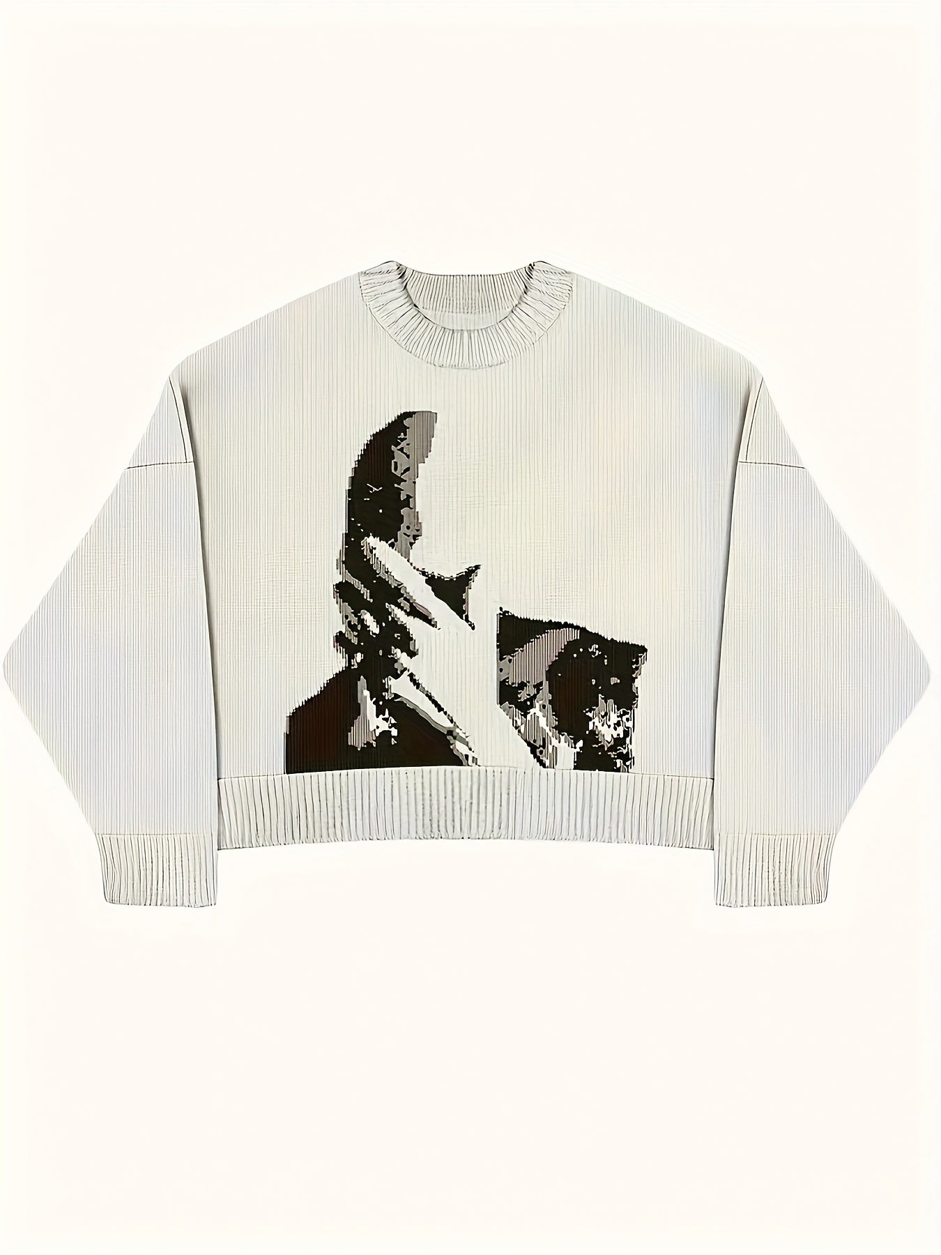 Dark Face Graphic Knit