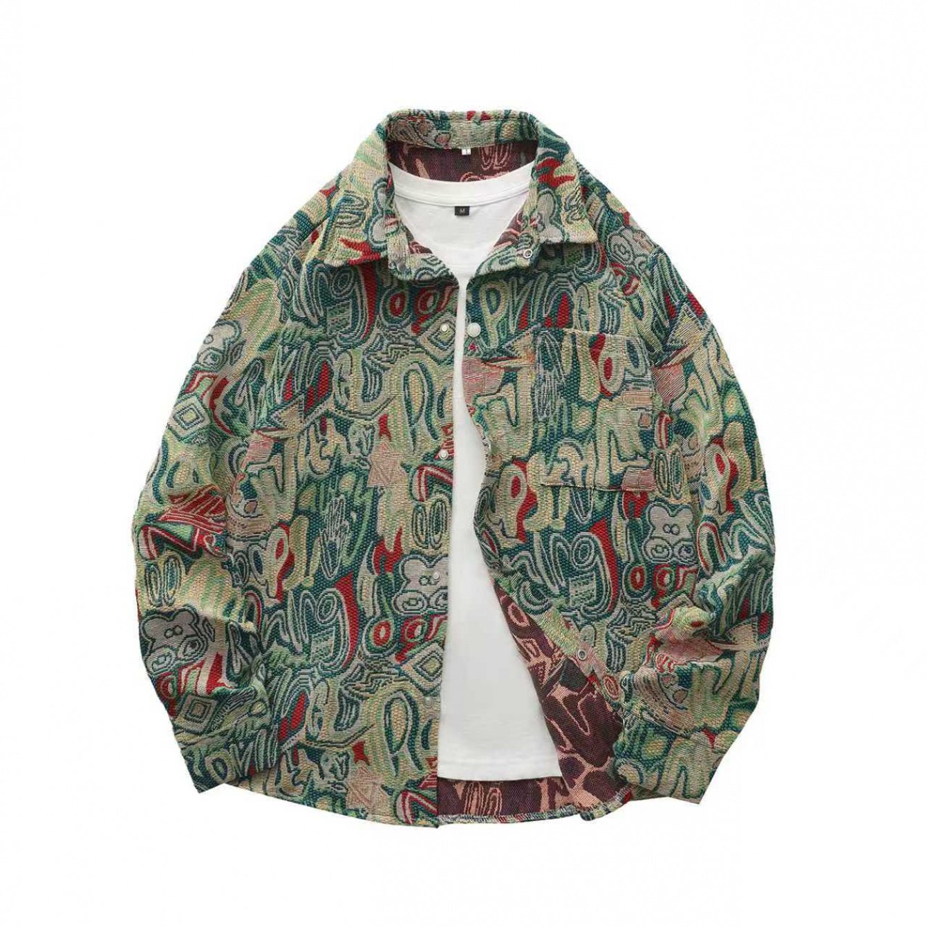Dark Bear Woven Shirt Jacket