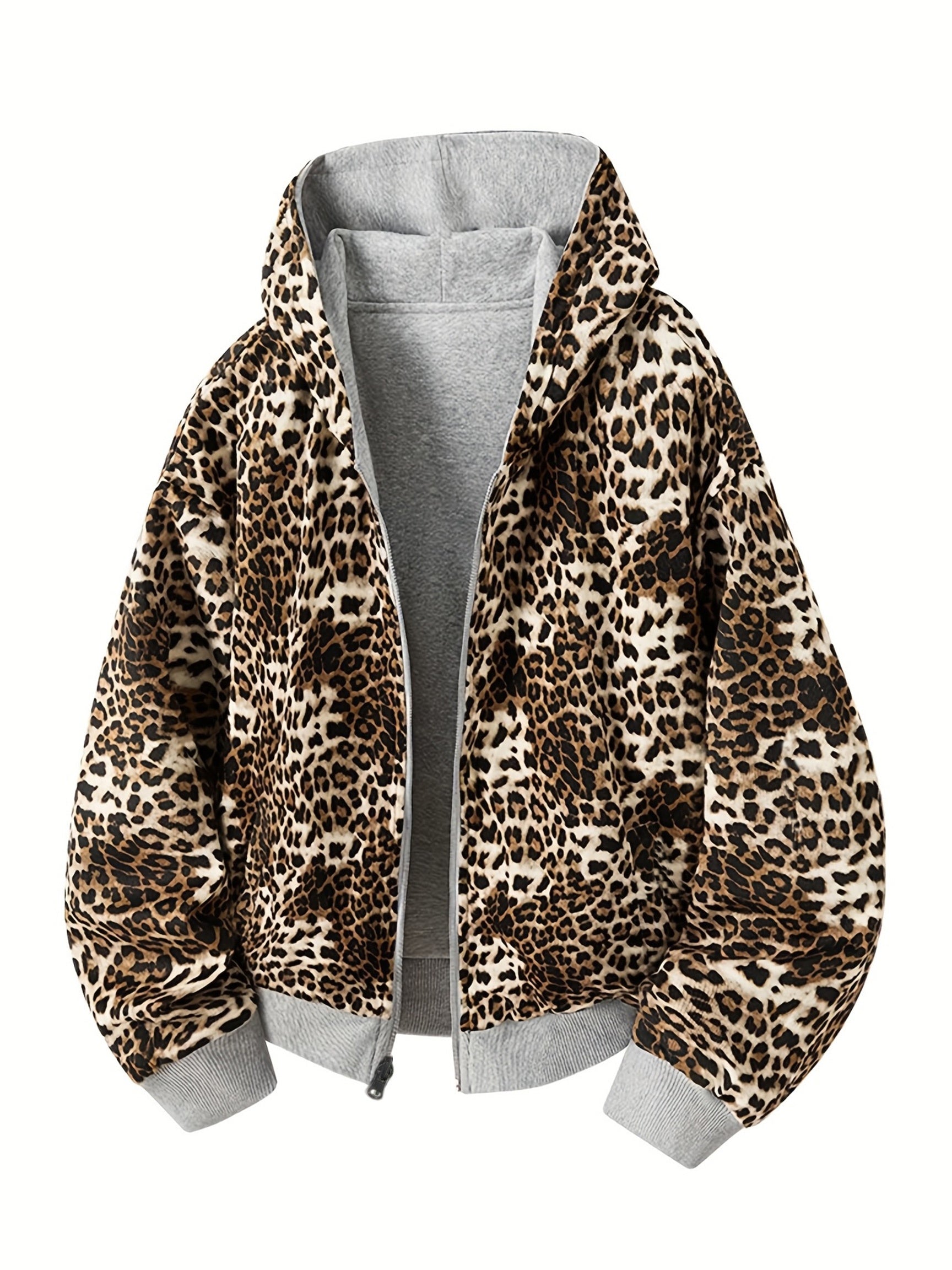 Phantom Leopard Zip Hoodie