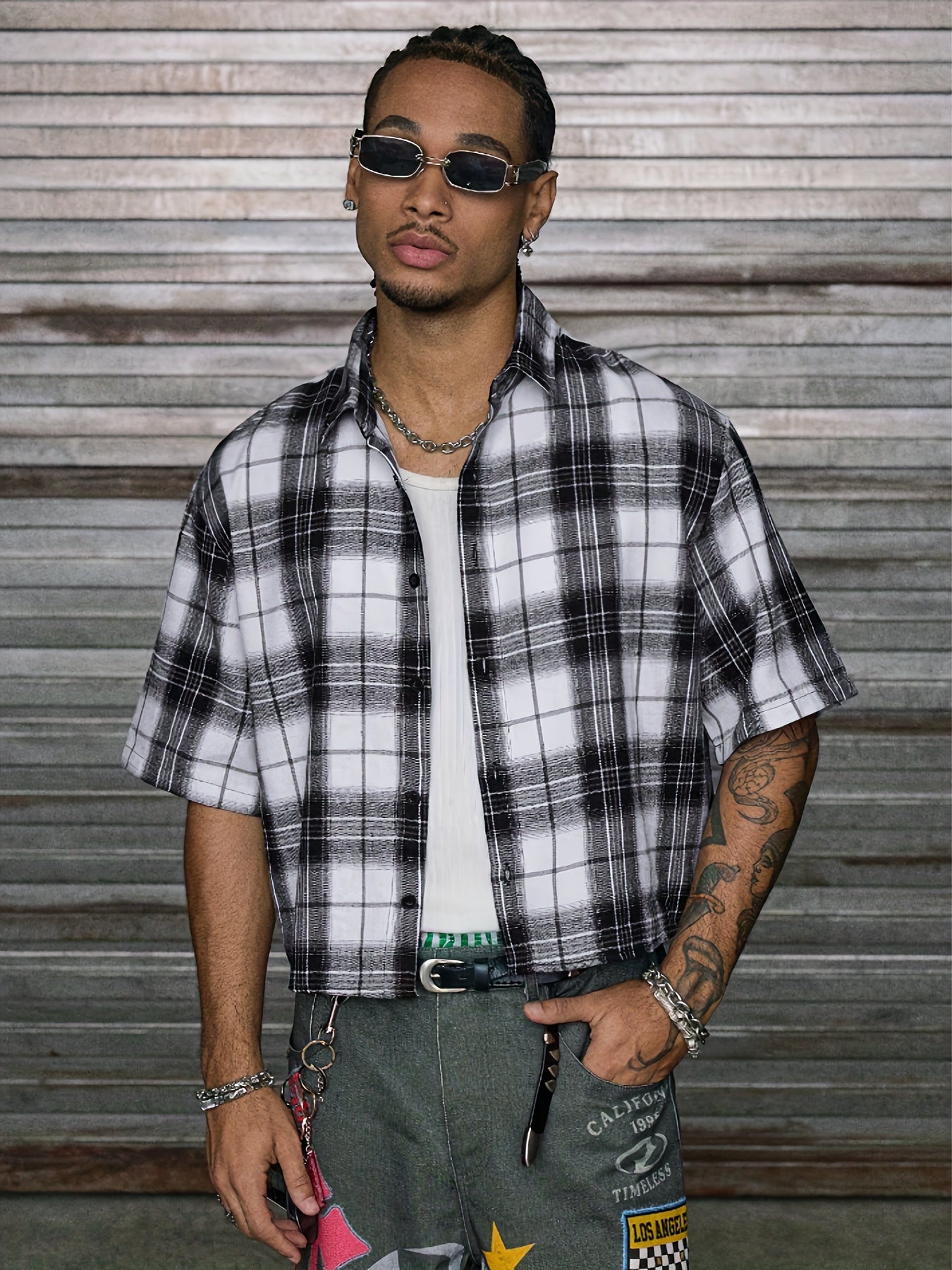 Nox Bloom Patchwork Shirt