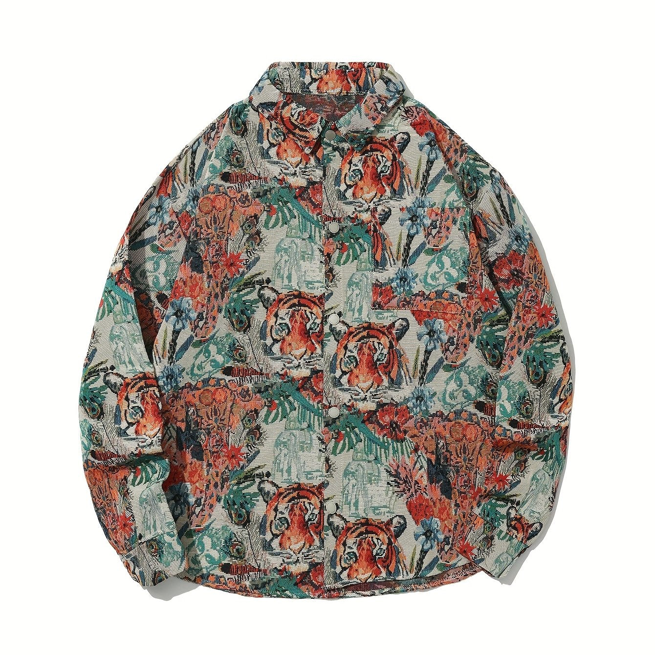 Dark Bear Woven Shirt Jacket