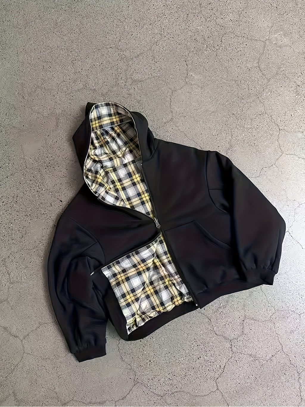 Nox Plaid Pullover Hoodie