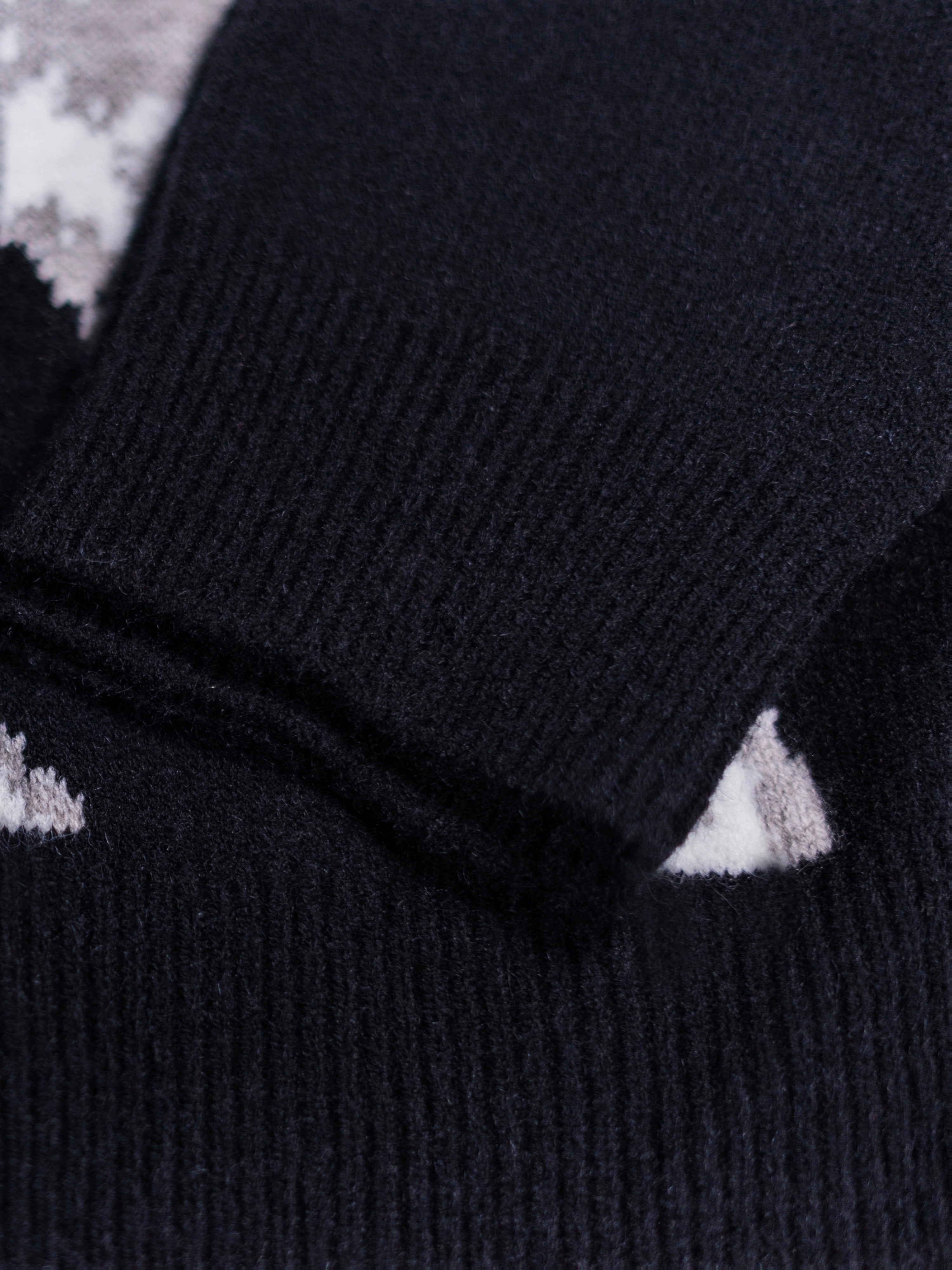 Dark Face Graphic Knit