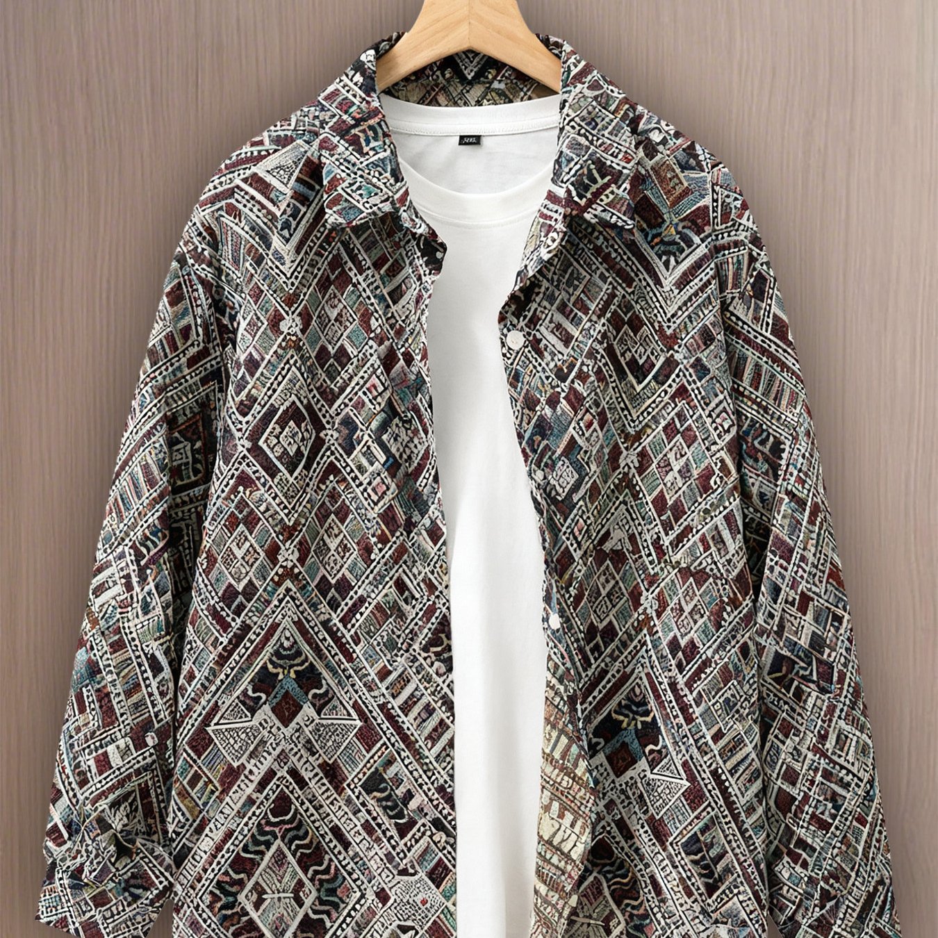 Dark Bear Woven Shirt Jacket