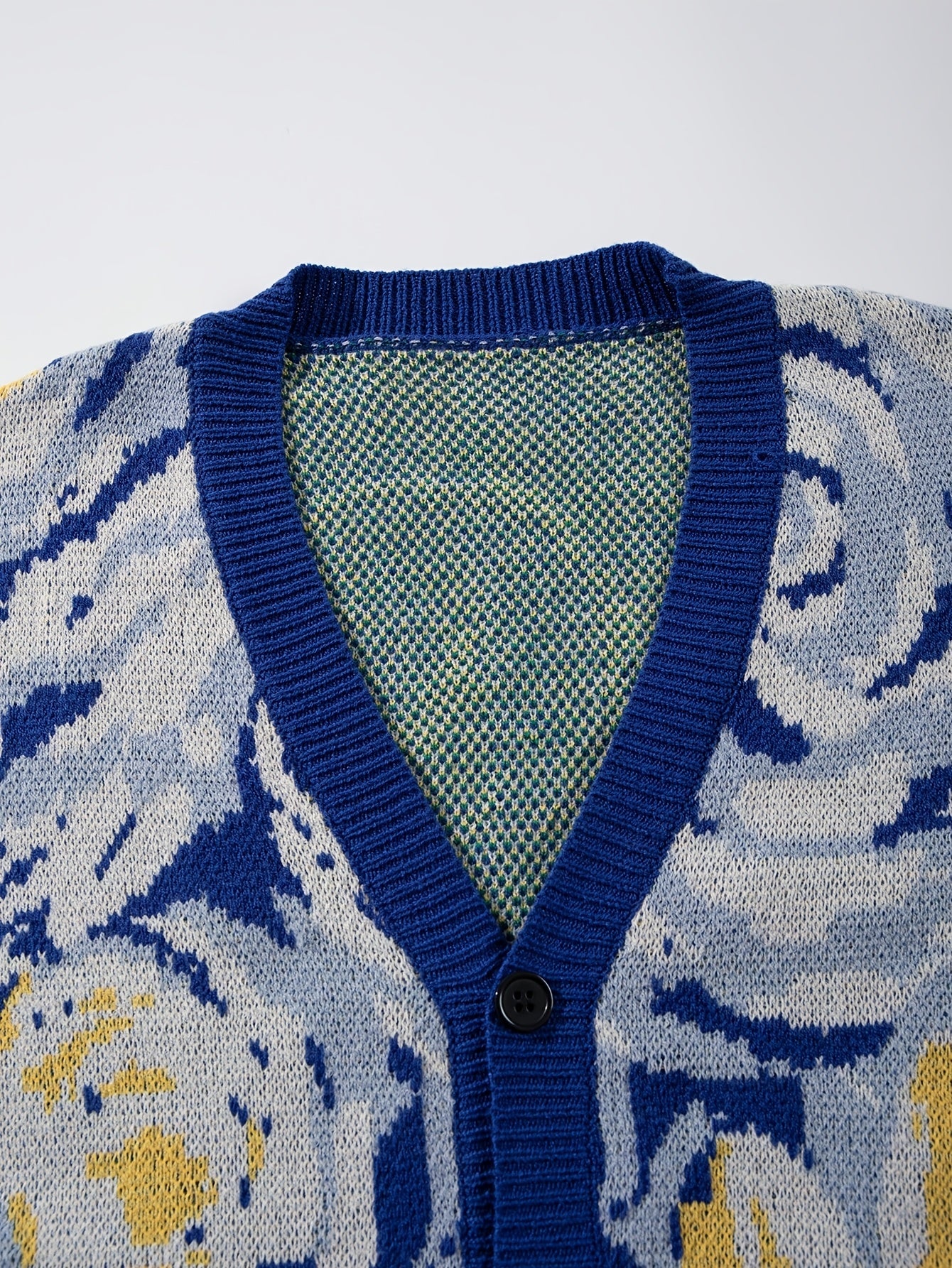 Arte Van Gogh Abstract Cardigan