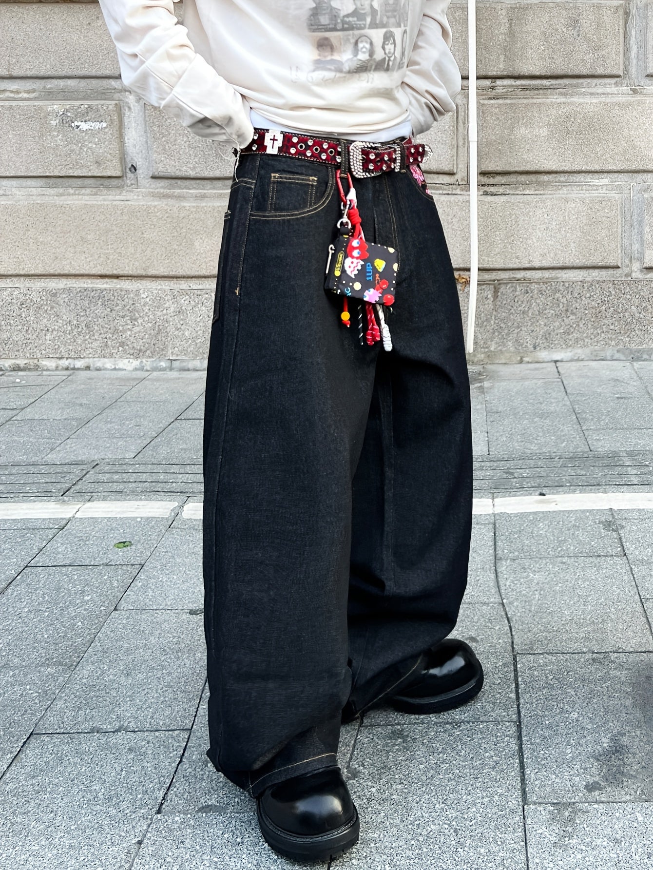 Dark Bloom Denim — Black Plum
