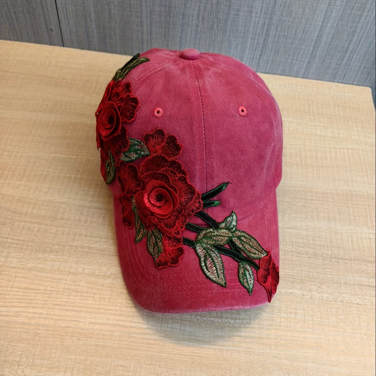 Casquette de baseball sport femme, motif floral exagéré, chapeau d'extérieur, fermeture snapback