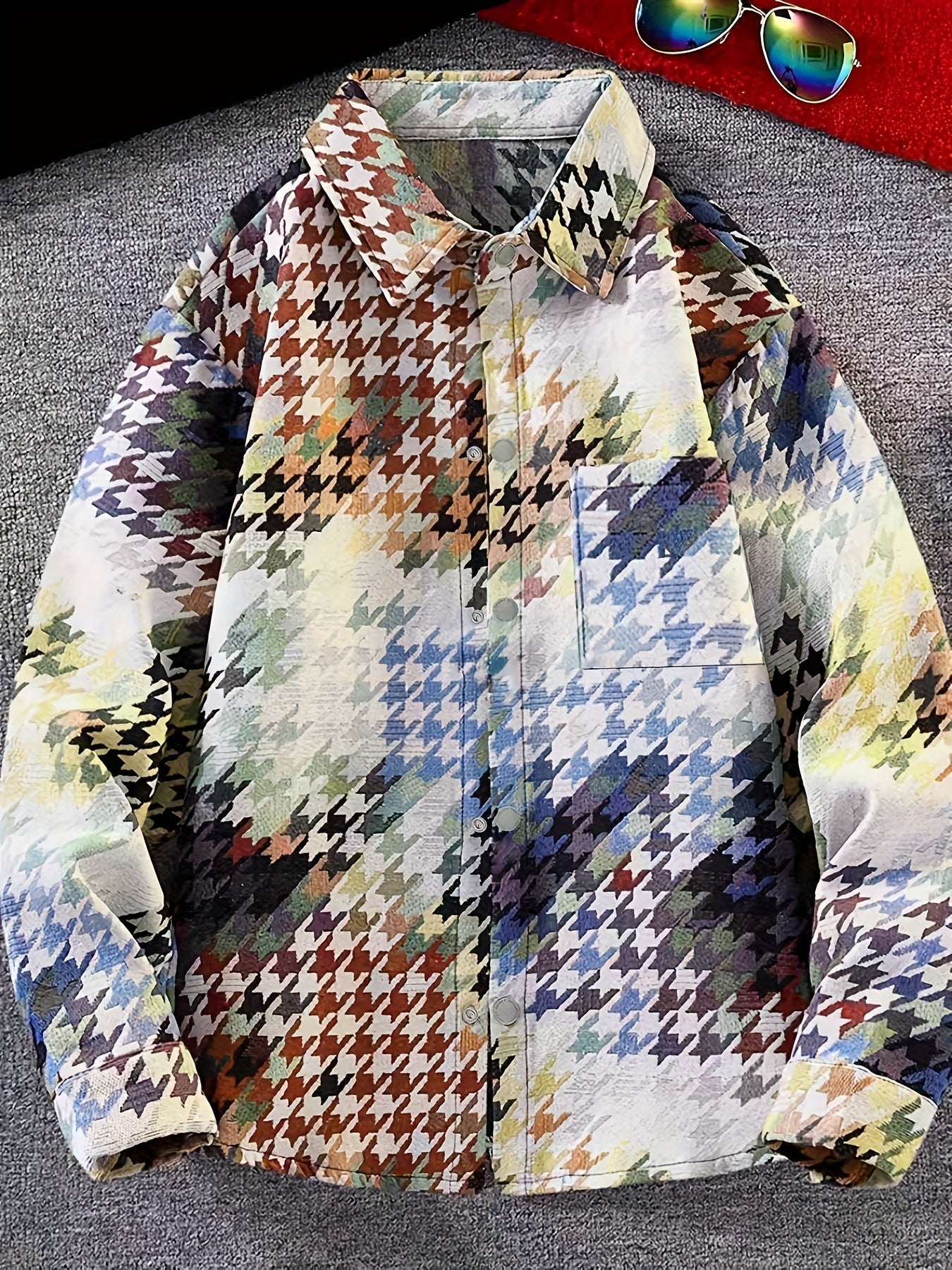 Dark Bear Woven Shirt Jacket