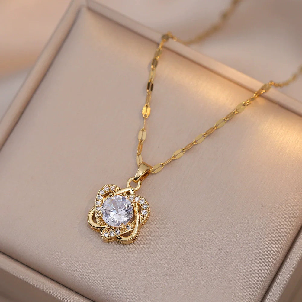 Colar Judaico Magen Estrela de David Prata Mulheres Cristal Israel Joalharia Judaica Hebraica Aço Inoxidável Hanukkah Pendentes