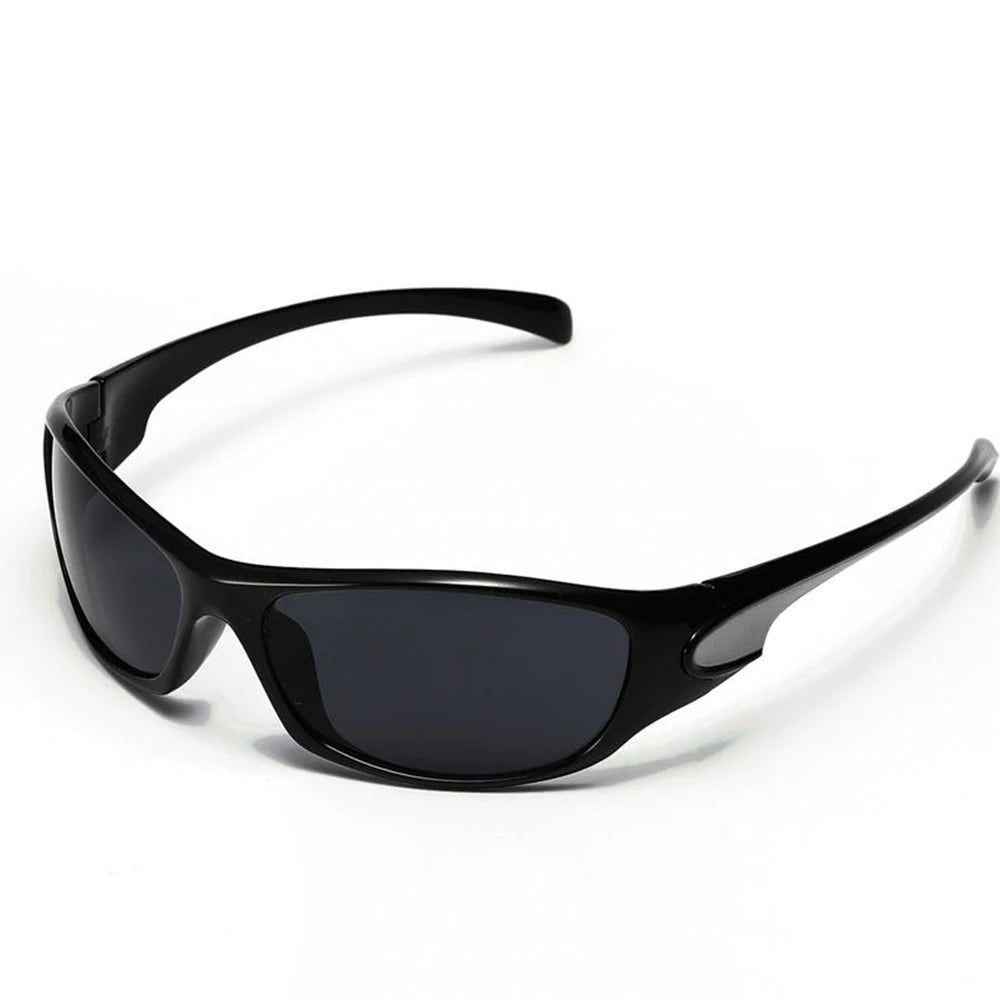 Silver Retro Sport Sunglasses