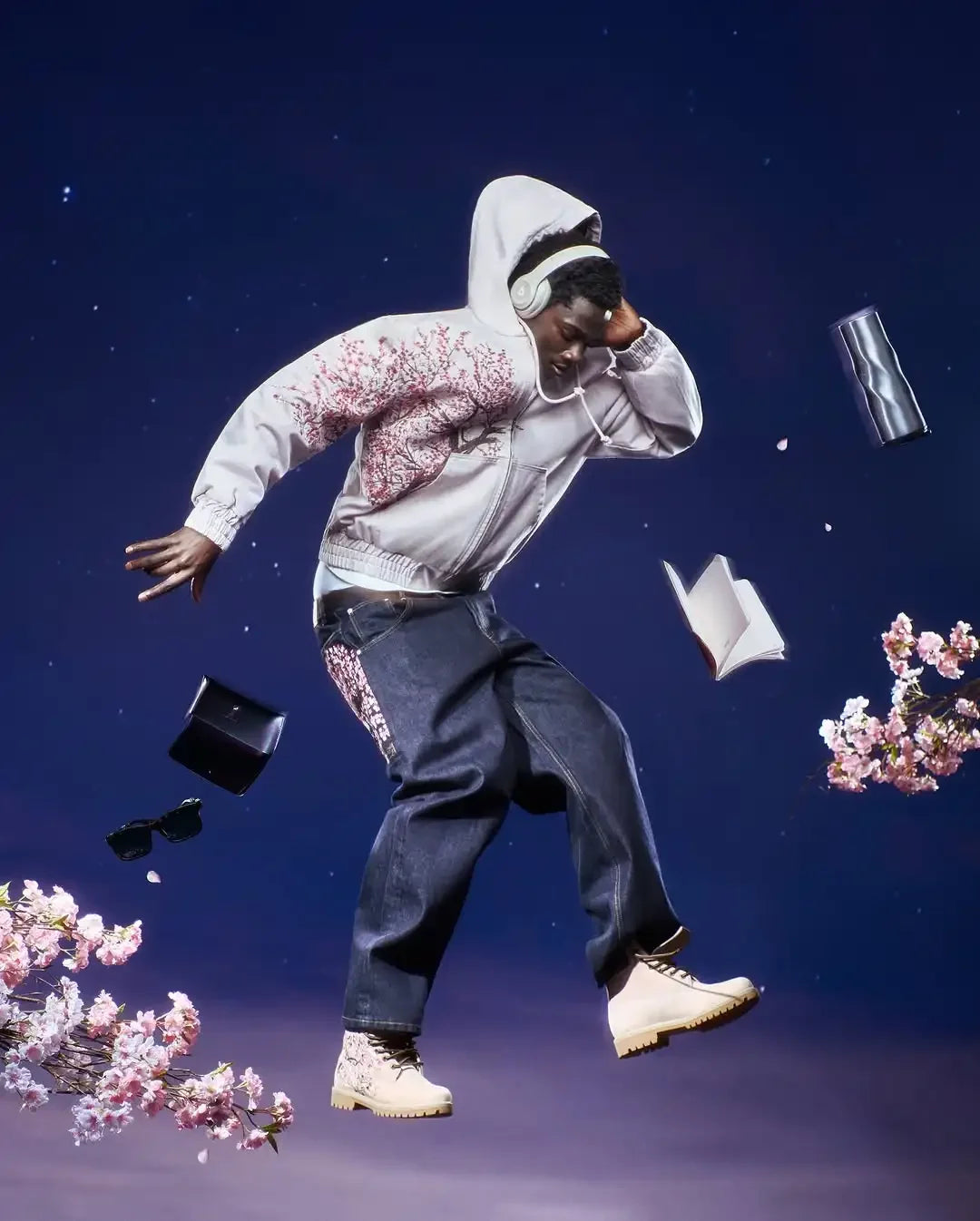 Nox Bloom Plum Zip Hoodie
