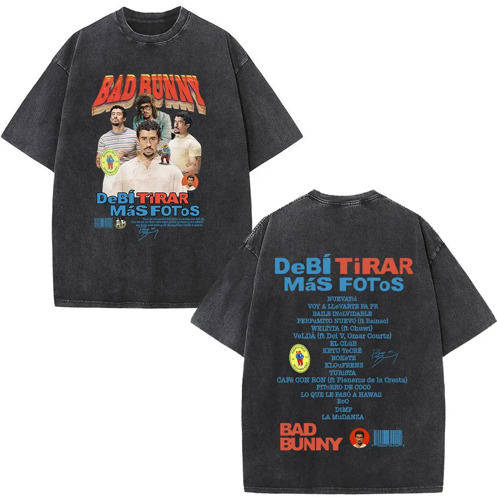 Washed Vintage Print Tee