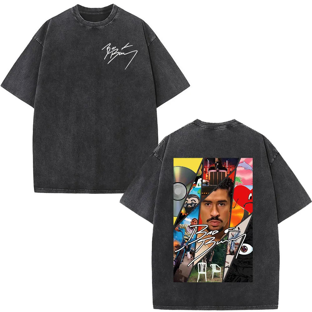 Washed Vintage Bad Bunny Tee`s