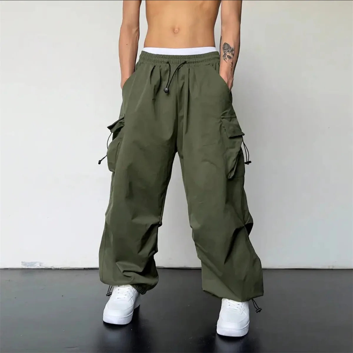 Multi-Pocket Cargo Trousers