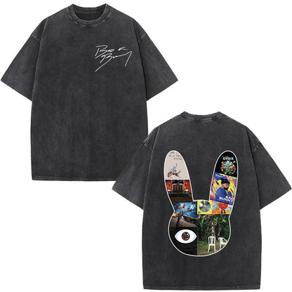 Washed Vintage Print Tee