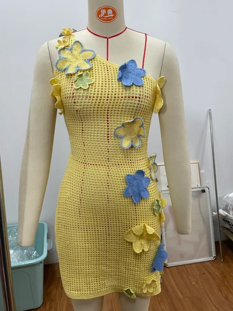 Crochet Mini Dress