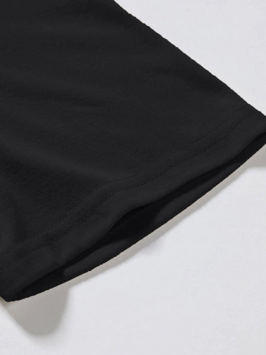 Dark Football Star Oversized Tee