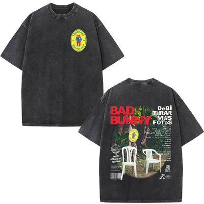 Washed Vintage Print Tee