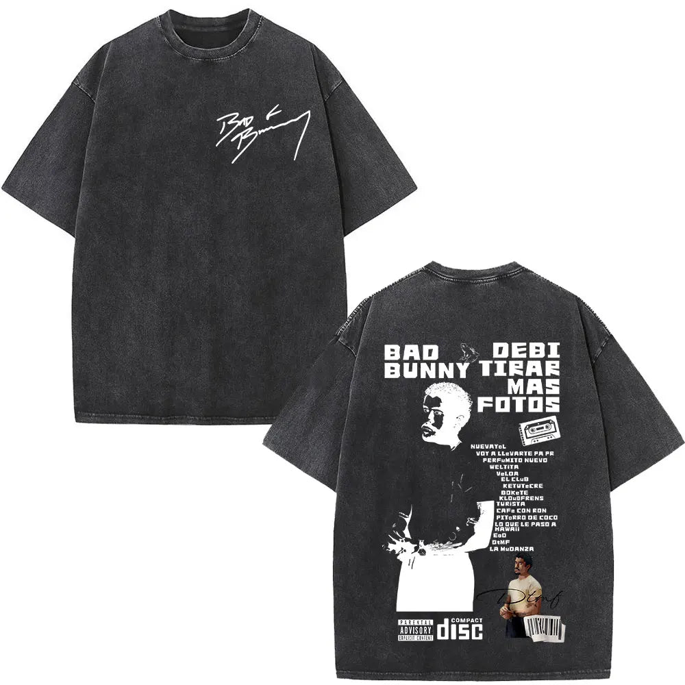 Washed Vintage Bad Bunny Tee`s