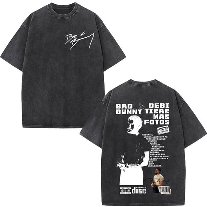 Washed Vintage Print Tee
