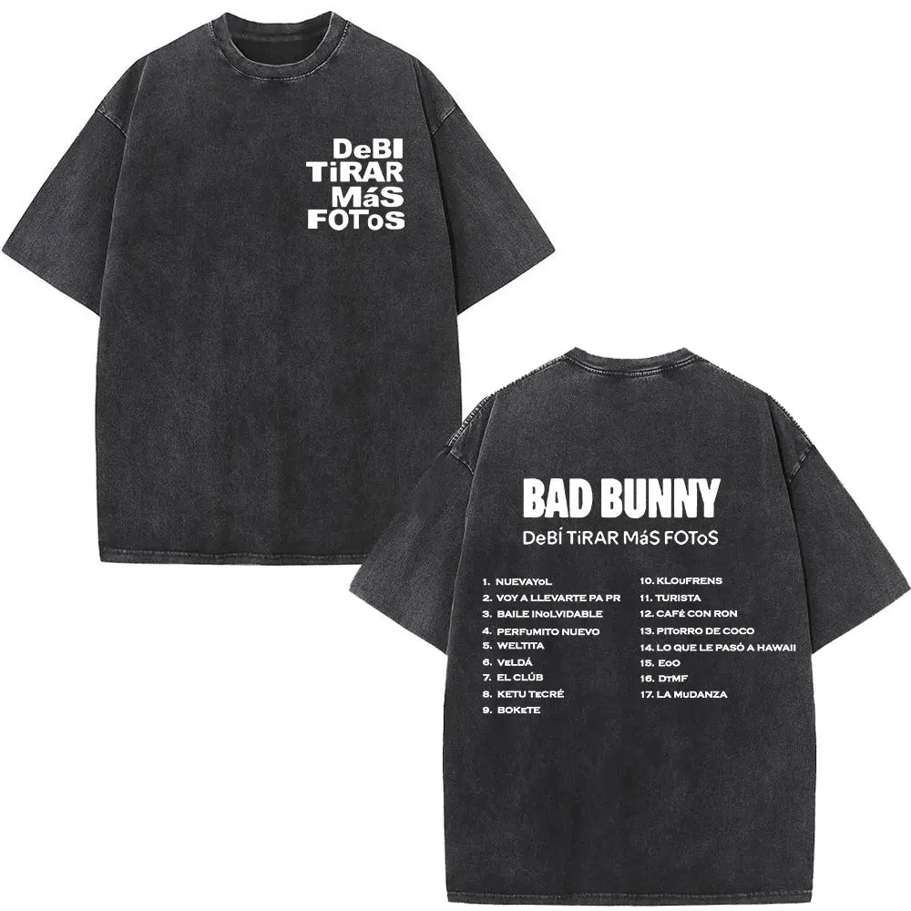 Washed Vintage Print Tee