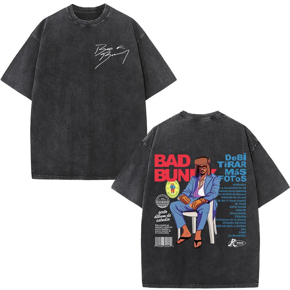 Washed Vintage Print Tee