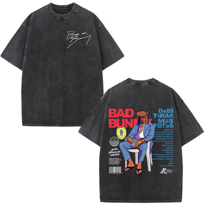 Washed Vintage Print Tee