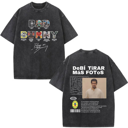 Washed Vintage Print Tee