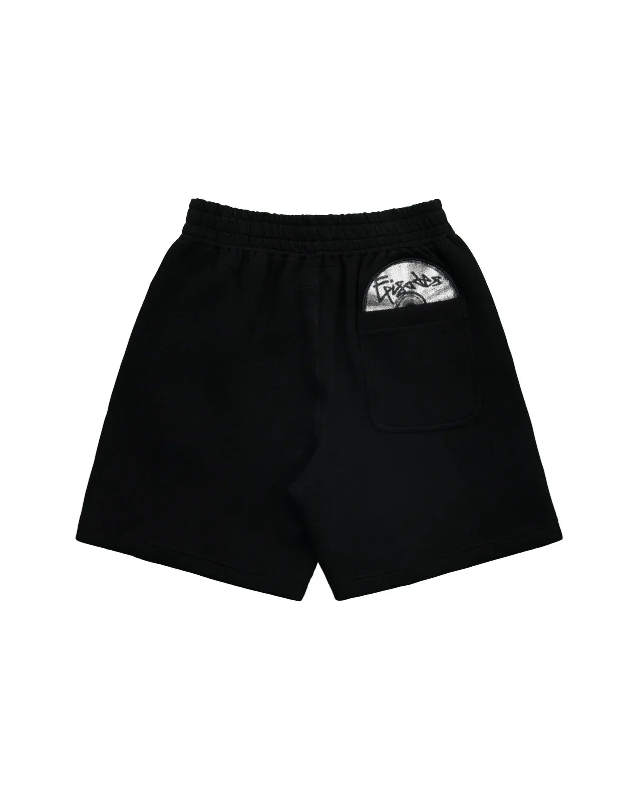Dark Disc Pattern Shorts Set