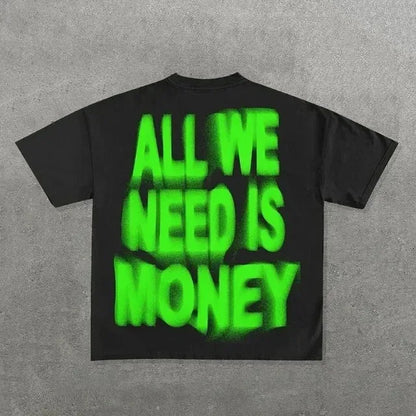 Y2K Streetwear Graphic Tee
