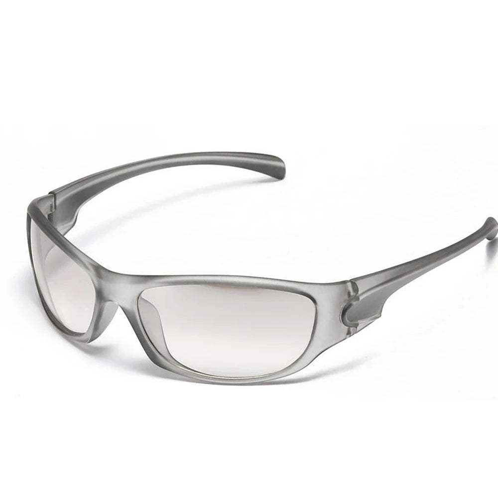 Silver Retro Sport Sunglasses