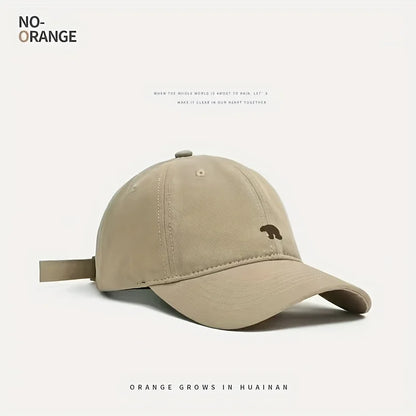 Bear Embroidered Baseball Cap