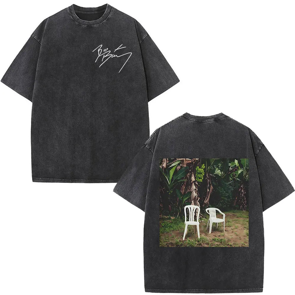 Washed Vintage Print Tee