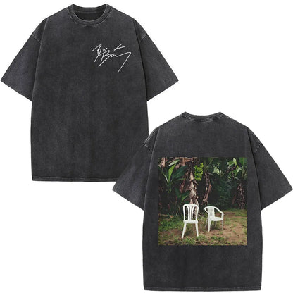 Washed Vintage Print Tee