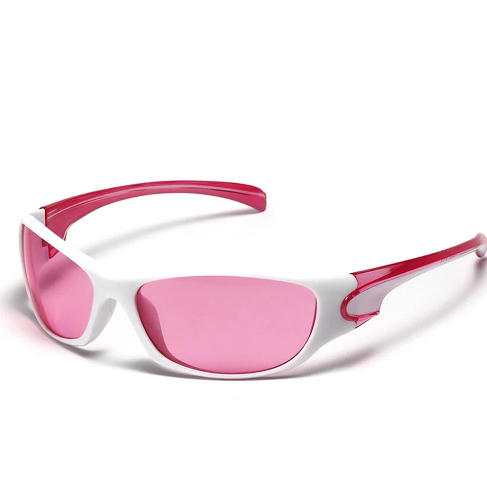Silver Retro Sport Sunglasses