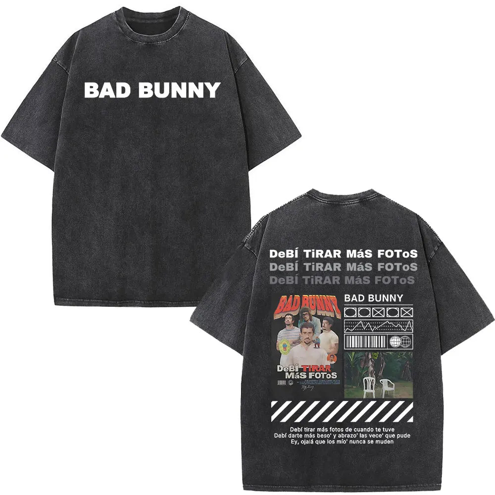 Washed Vintage Print Tee