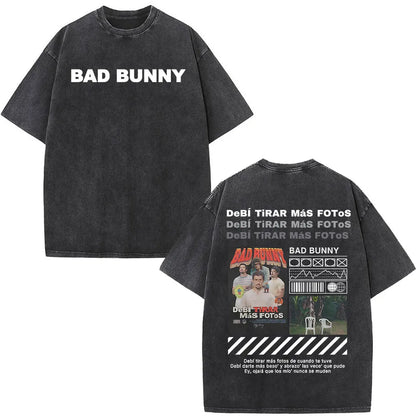 Washed Vintage Print Tee