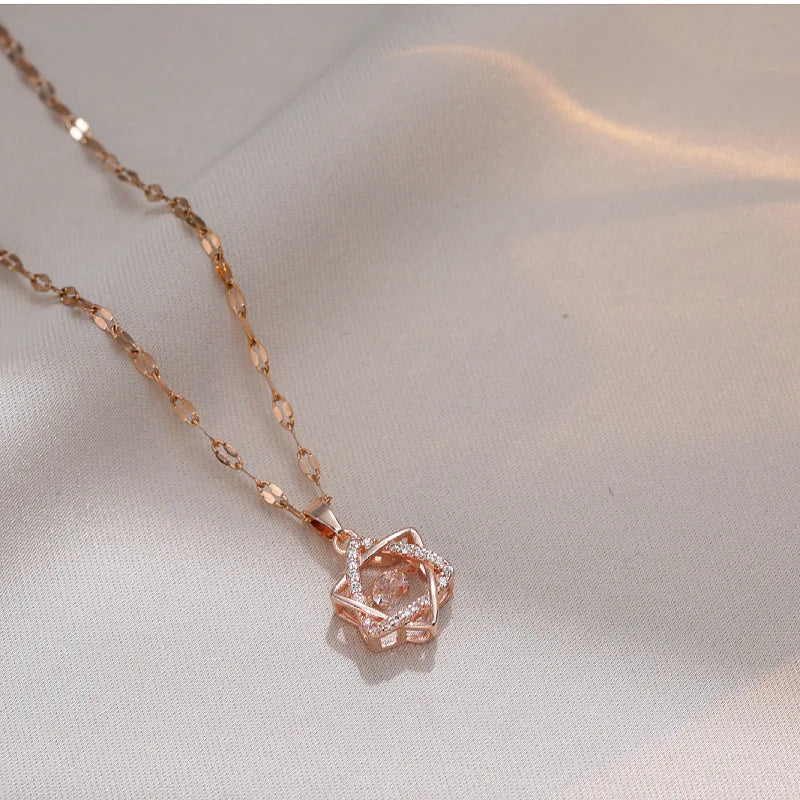 Colar Judaico Magen Estrela de David Prata Mulheres Cristal Israel Joalharia Judaica Hebraica Aço Inoxidável Hanukkah Pendentes