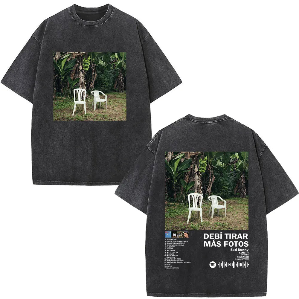 Washed Vintage Print Tee