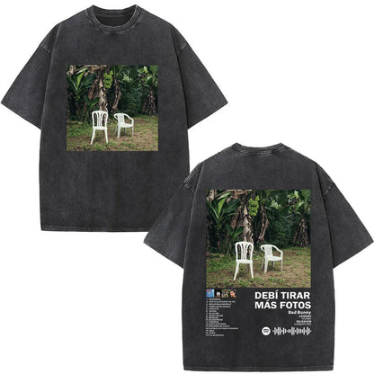 Washed Vintage Print Tee