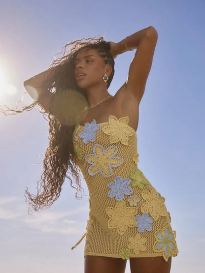 Crochet Mini Dress