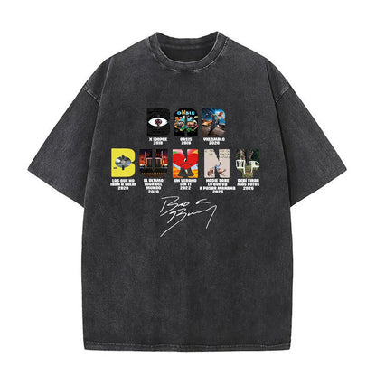 Washed Vintage Print Tee