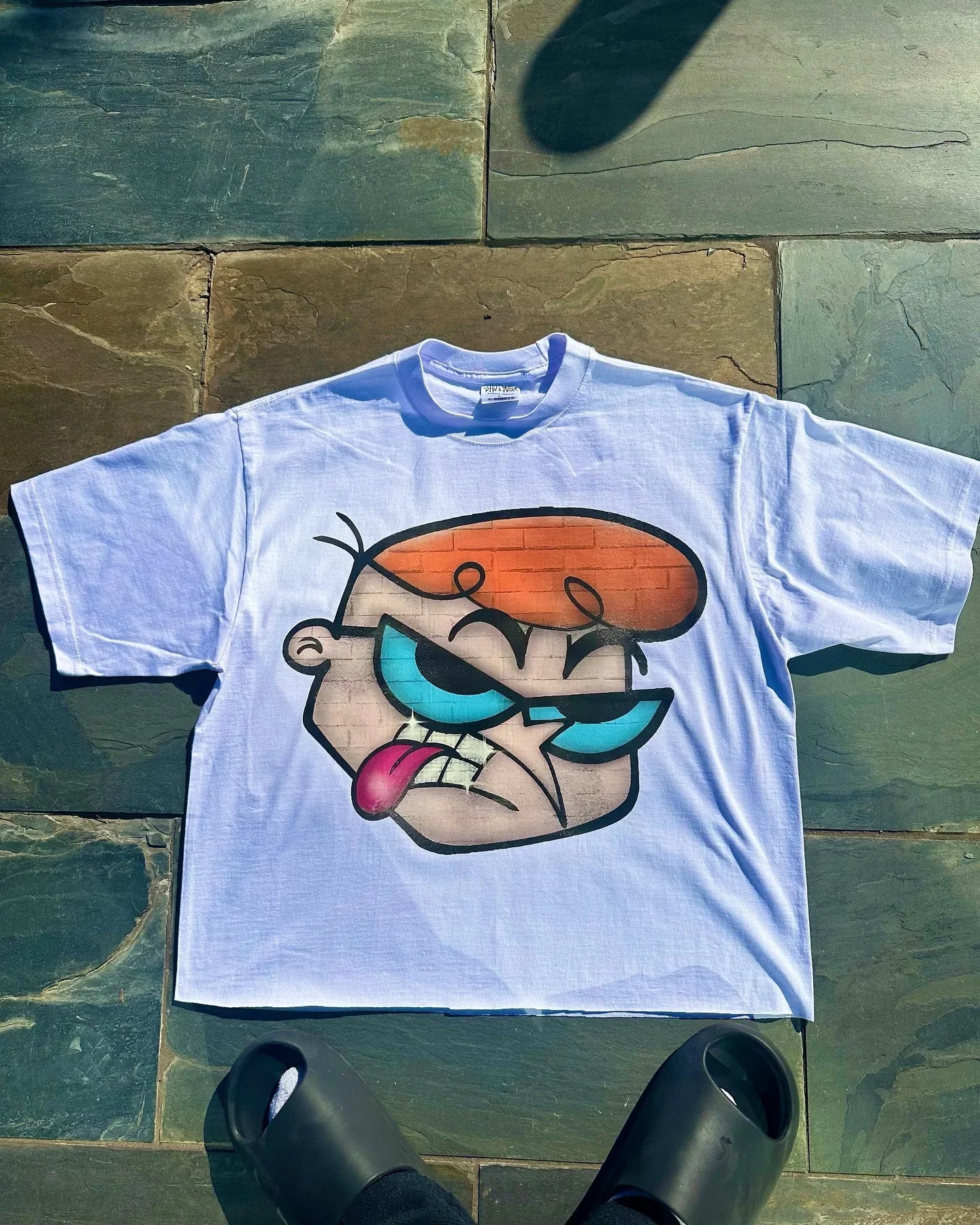 T-shirt de Algodão Solta de Moda Masculina Hip-hop de Rua com Gráficos T-shirts de Streetwear Harajuku Unissexo, Desenho Animado Americano Chique
