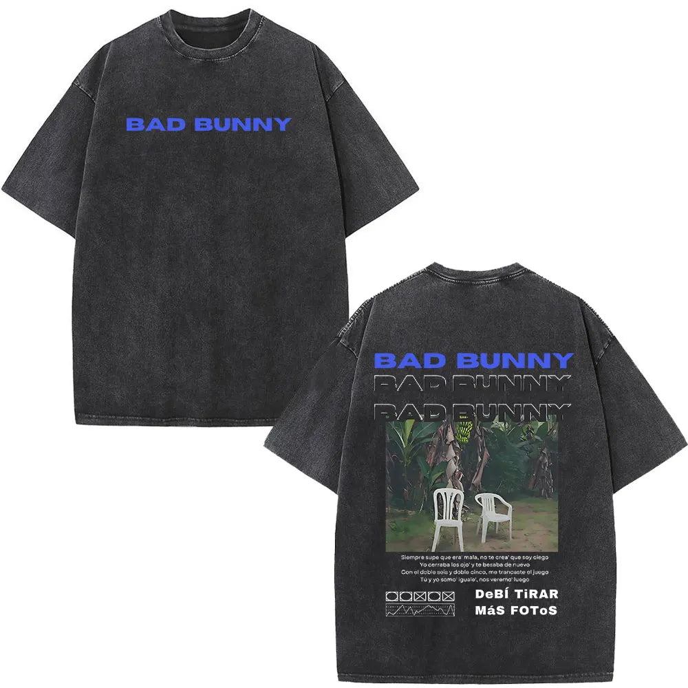 Washed Vintage Print Tee