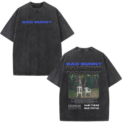 Washed Vintage Print Tee